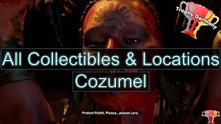 Shadow of the Tomb Raider  All Collections Challenges amp Locations  COZUMEL TombsCryptMural etc [upl. by Lindi90]