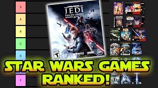 Ranking Star Wars Games from Worst To Best  Tier List [upl. by Schrader]