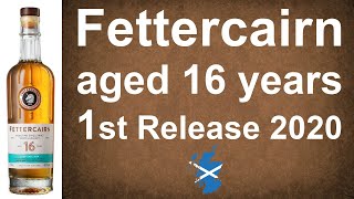 Fettercairn 1st Release 2020 aged 16 years Single Malt Scotch Whisky review from WhiskyJason [upl. by Adrian]