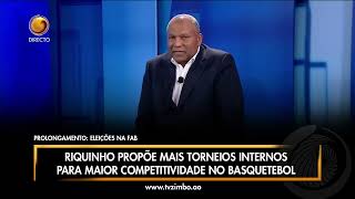 PROLONGAMENTO Riquinho propõe mais torneios internos para maior competitividade no basquetebol [upl. by Davie]