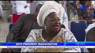 26th President Inauguration NIESV Holds Special Thanksgiving Service [upl. by Kappel]