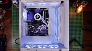 NZXT H7 Flow RGB 2024 PC build timelapse and showcase [upl. by Rbma]