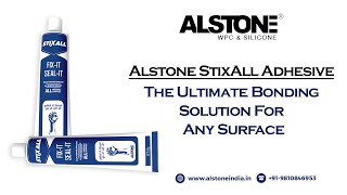 Alstone StixAll Adhesive The Ultimate Bonding Solution For Any Surface [upl. by Auria]