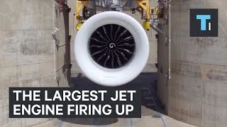 The largest jet engine firing up [upl. by Ezzo50]