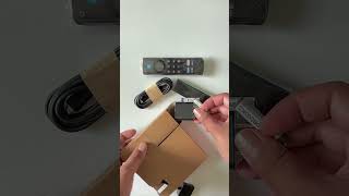 UNBOXING amazon fire stick 4k firetvstick amazing led 4k 4kvideo [upl. by Jerrilee]