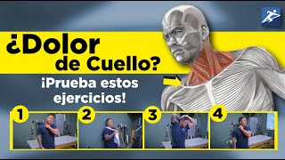 ¿Dolor de cuello ¡Prueba estos ejercicios [upl. by Felicia]