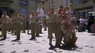 The Orchestra of the 194 Pontoon Bridge Regiment aux Bandafolies 2016 quotMisourlouquot [upl. by Dnalyram]