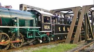 Steam train at Ayutthaya Thailandsights and sounds [upl. by Volny]