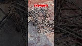 chair bars in slab casting [upl. by Ssecnirp]