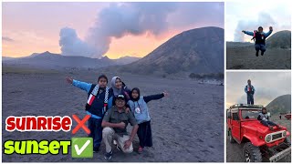 Menikmati Sunset di Bromo  Liburan Keluarga [upl. by Eiblehs]