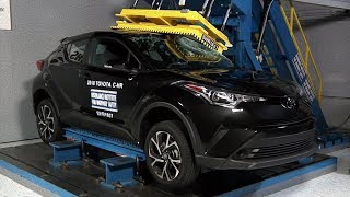 2018 Toyota CHR IIHS crash tests [upl. by Mosnar]