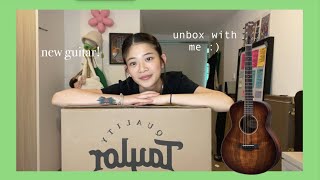 Unboxing my NEW Taylor GS Mini Koae Plus Shaded Edgeburst Acoustic Guitar [upl. by Atimed341]