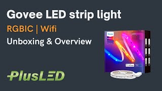 Govee RGBIC LED strip light unboxing and tryout H619A [upl. by Vidovik448]