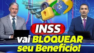 SAIU AGORA INSS vai BLOQUEAR BENEFÍCIOS de APOSENTADOS e PENSIONISTAS [upl. by Brunhilde]