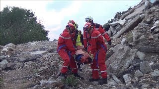 Immersion au centre dun exercice de sauvetage et déblaiement en SeineMaritime [upl. by Kcarb462]