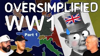 WW1  Oversimplified Part 1 REACTION  OFFICE BLOKES REACT [upl. by Albrecht]