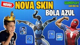 BOLA AZUL CHEGOU AO FORTNITE [upl. by Dekow]