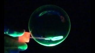 How To Make Colored Glowing Bubbles [upl. by Dyrraj]