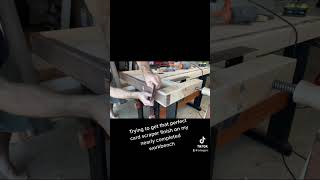 Perfecting a card scraper finish woodworking cardscraper craftsmanship finewoodworking [upl. by Airamana]