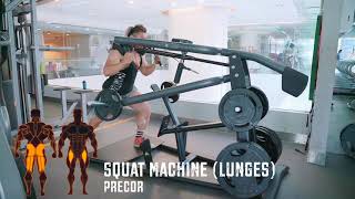 Precor Squat Machine Macao Fitness [upl. by Stinson827]