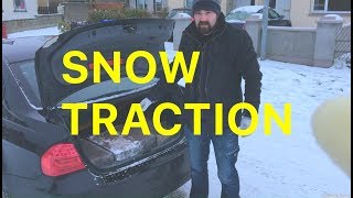 How To Improve RWD Traction In The Ice And Snow [upl. by Aman]