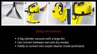 KARCHER CARPET CLEANER SE 4001  Zasha Reviews [upl. by Arabrab]