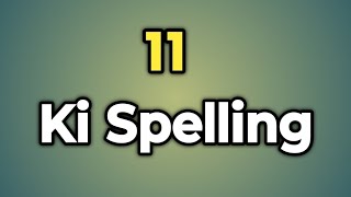 11 ki Spelling  11 ki Spelling Kya Hoti Hai  Words Tube [upl. by Curson]