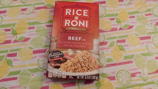 Rice A Roni Beef Flavor Rice [upl. by Snowber]