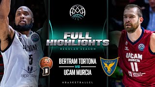 Bertram Derthona Tortona v UCAM Murcia  Full Game Highlights  BasketballCL 202324 [upl. by Idnyl451]