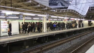 乃木坂46コンサートの影響による「さいたま新都心駅」での混雑状況 遅延＆行列など 2017年2月20日 [upl. by Si]