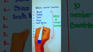 BRICS member countries  Total countries in BRICS  5min Knowledge [upl. by Alrzc211]