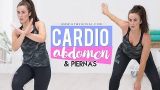 Ejercicios de cardio abdomen y piernas  10 minutos [upl. by Neelya]