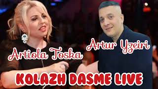 Artiola Toska amp Artur Yzeiri Kolazh dasme LIVE [upl. by Anecusa]