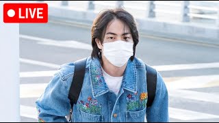 🔴 BTS JIN at Airport ARRIVAL for the 2024 Paris Summer Olympics [upl. by Enner]