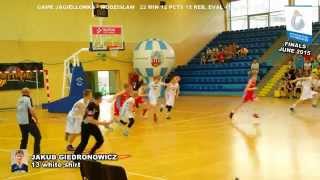 JAKUB GIEDRONOWICZ Basketball Highlights JUNE 2015 [upl. by Adelpho]