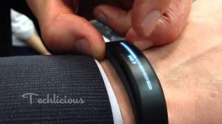 Hands on with Garmin Vivosmart  IFA 2014 [upl. by Yentrac]