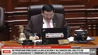 Congreso de Perú aprueba ley para prescribir crímenes de lesa humanidad  AFP [upl. by Parthenia712]