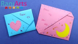 Cómo doblar tus cartas de forma original decóralas también  DIY [upl. by Edana844]