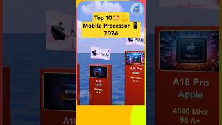 Top 10 Mobile Processor Ranking 2024 shorts 3dcomparison [upl. by Noemad934]