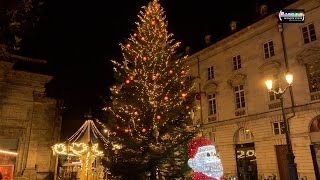 Besançon  la ville sest illuminée à loccasion des fêtes de fin dannée [upl. by Belter]