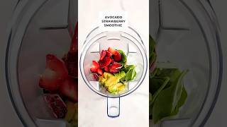 How To Make BREAKFAST Smoothies  Strawberry AVOCADO Smoothieshort [upl. by Tobiah]