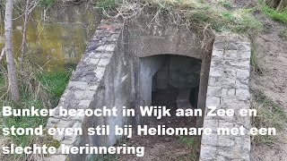 Bunker bezocht in Wijk aan Zee en stond even stil bij Heliomare met een slechte herinnering [upl. by Rabush]