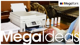 Print Your MegaIdeas with Canon MegaTank Printers [upl. by Suirauqed]