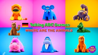 Talking ABC German Where are the animals and song Boopanpankids [upl. by Barthelemy790]