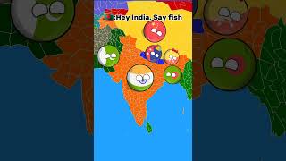 India and Bangladesh Roast Battle  countryballs [upl. by Gloriana25]