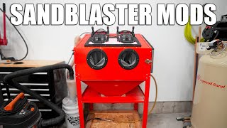 Tips to Make Your Cheap Sandblaster Perform BETTER  Harbor Freight Blast Cabinet [upl. by Ydisac]