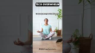 Tech Free Yoga Accessible Guides for Beginners shorts yoga [upl. by Thursby235]