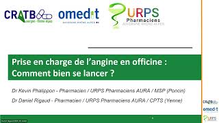 Replay Webinaire quotPrise en charge de langinequot URPS Pharmaciens AuRA amp OMEDIT  7 novembre 2024 [upl. by Gavra779]