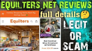 equilters net reviews  equiltersnet legit or scam  equilters ornament real or fake review [upl. by Ynoble]