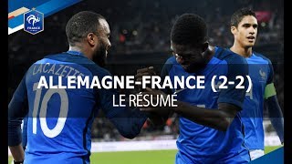 Équipe de France  Allemagne  France 22 le résumé I FFF 2017 [upl. by Arima937]